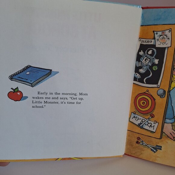 Mercer Mayers Little Monster At School Critters Hardcover Book 1978 Merrigold - Picture 5 of 11